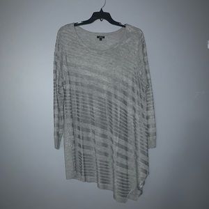 Gray Asymmetrical Top